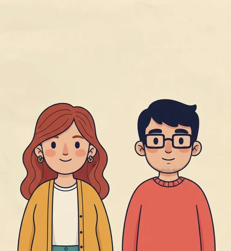 Deniz ve Kerem karakterleri çizimi